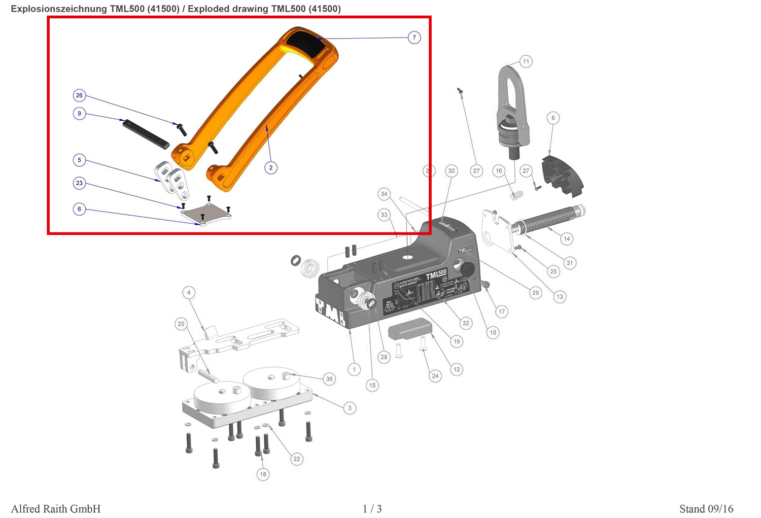 Reparatursatz für TML500