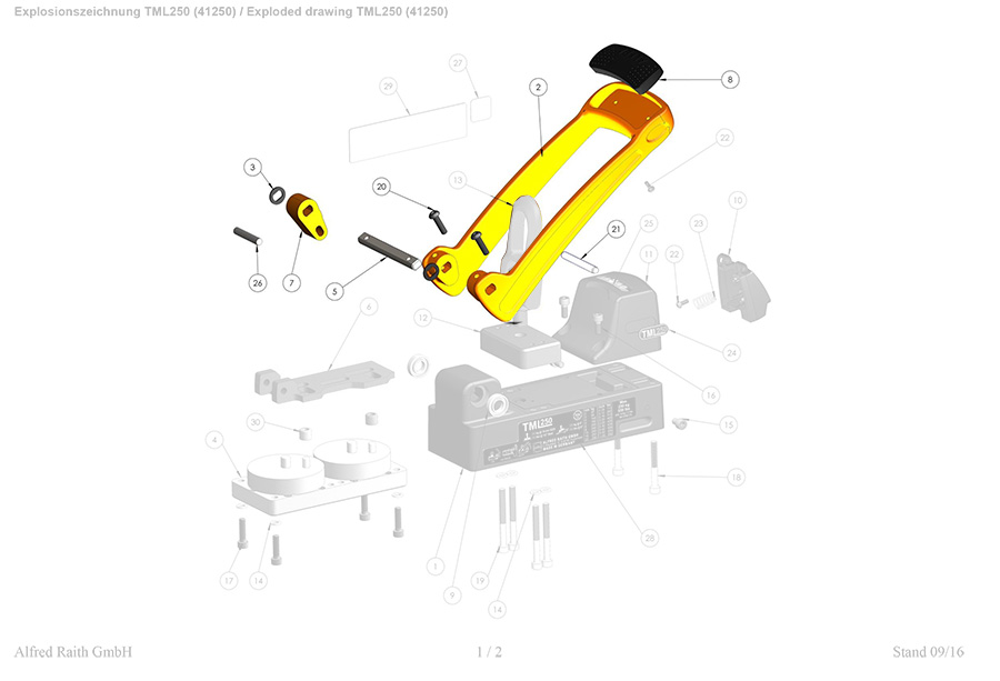 Reparatursatz für TML250